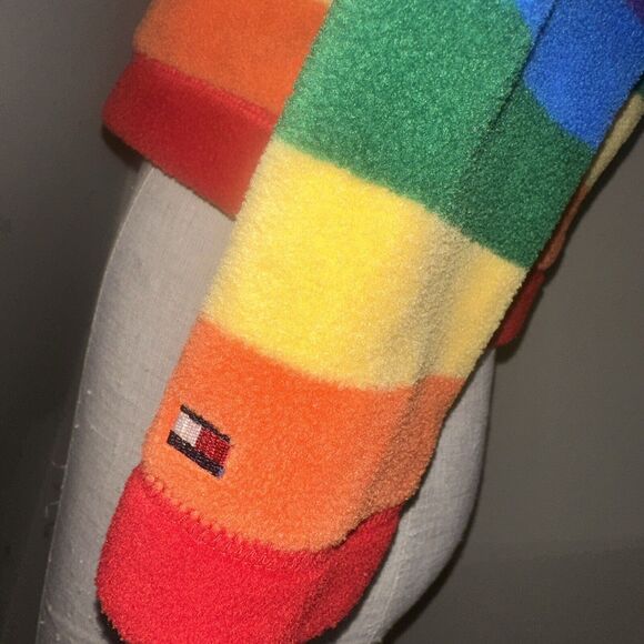 Tommy Hilfiger Zip Up Fleece Jacket Size Small EUC - Picture 4 of 11